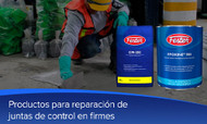 Productos para reparación de juntas de control en firmes