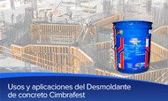 Usos y aplicaciones del Desmoldante de concreto Cimbrafest