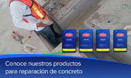 Conoce nuestros productos para reparación de concreto Fester