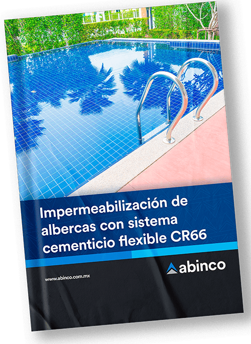 Impermeabilización de albercas con sistema cementicio flexible CR66