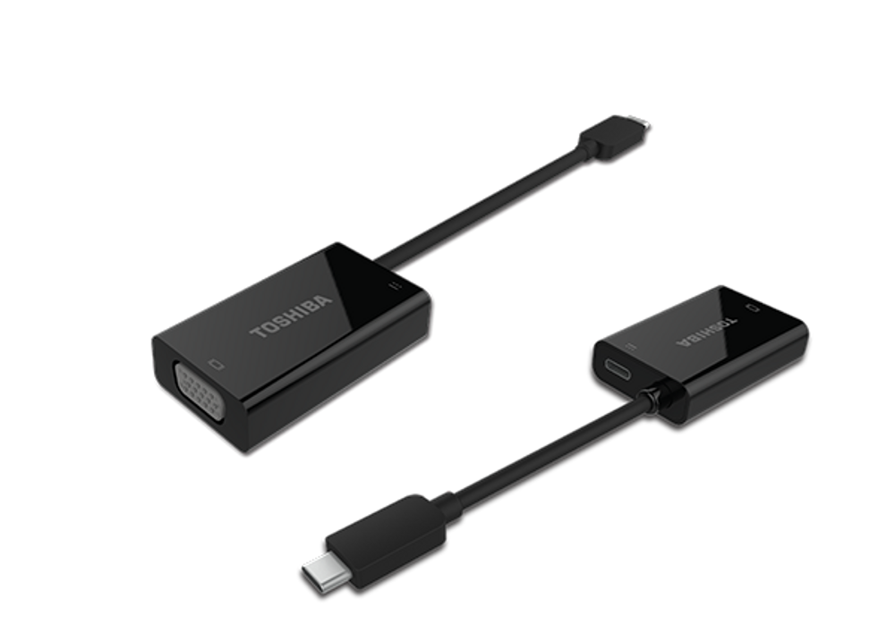 Toshiba USB-C to VGA with PD charging