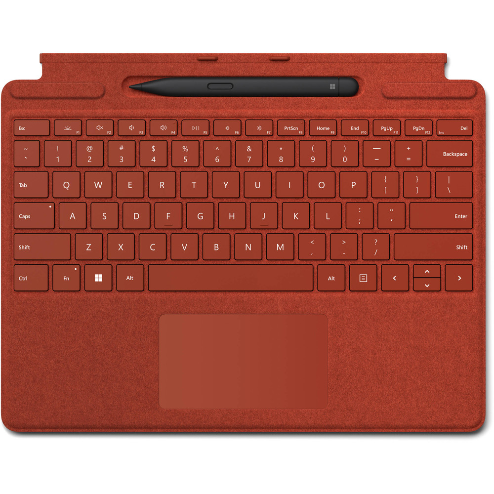 Surface Pro Signature Keyboard Poppy Red with Slim Pen for 13" Surface Pro