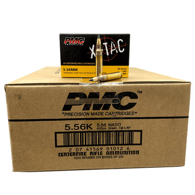 Bulk PMC X-TAC - Bulk Rifle - Bulk 62 Grain  LAP 1000 Rounds Ammo