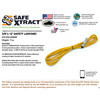 SX-20000F Safety Lanyard (3/8" x 12') (17,500 lb MTS)