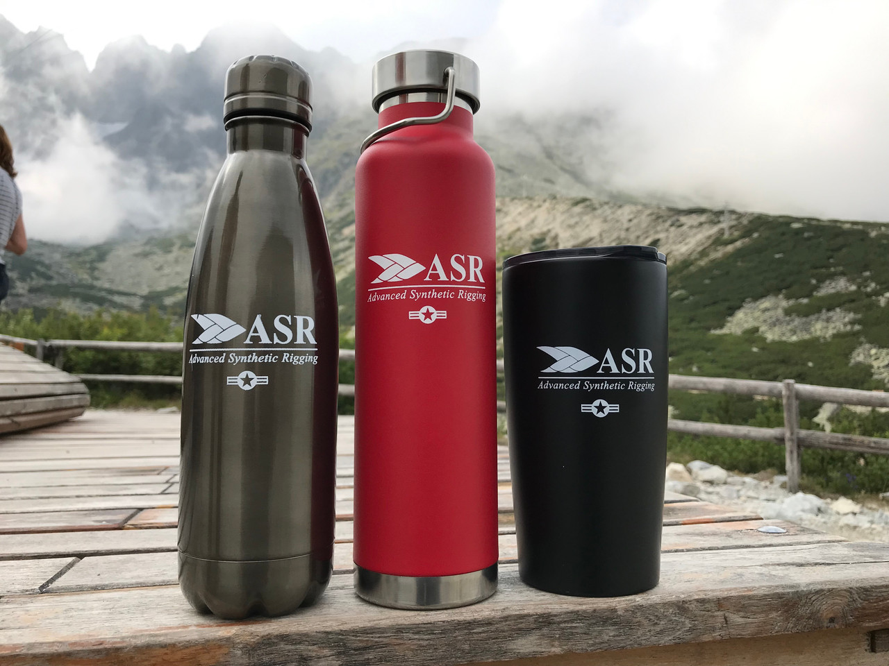 The entire ASR Beverage Container lineup - hydrate or die!