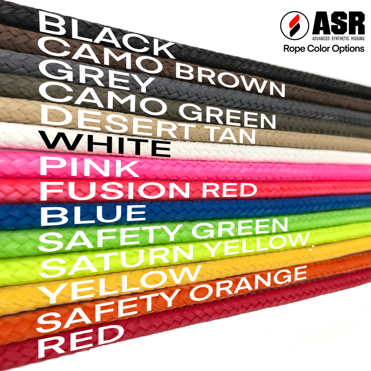 Not all items are available in all colors.  For custom colored items, please email us at info@go-asr.com.