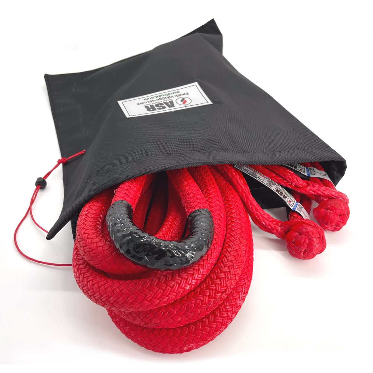 1 Ultimate Kinetic Recovery Rope + two 7/16 Soft Shackles - ASR Offroad
