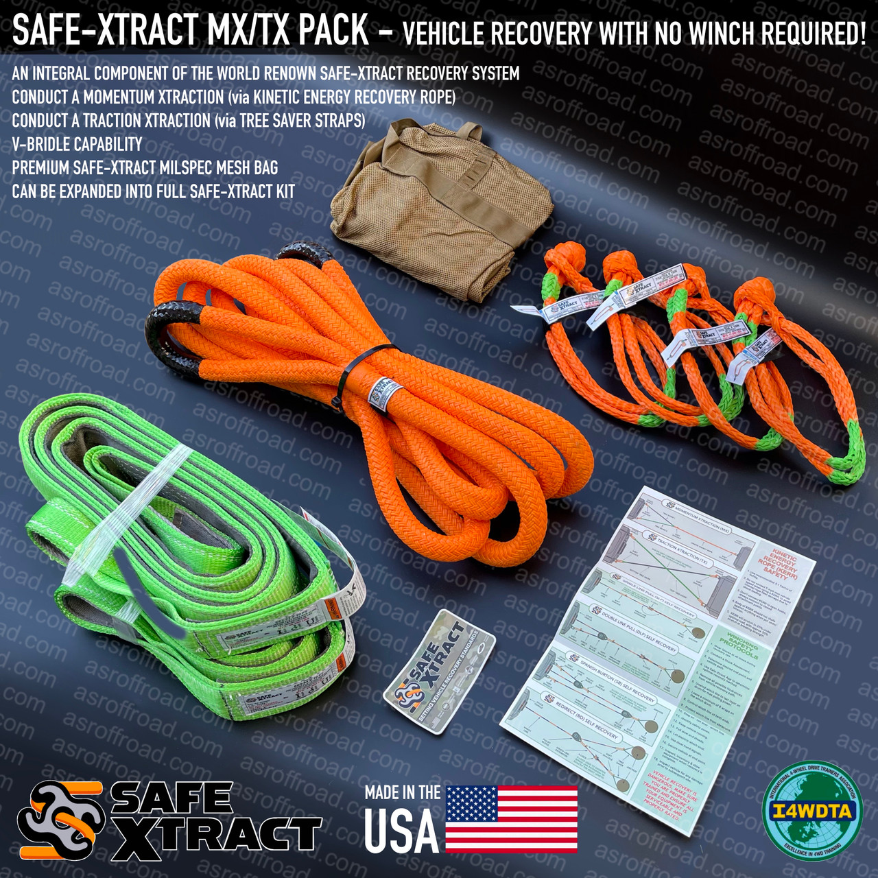 SX-25000 MX/TX Pack© (for 9,000 - 11,000 lb vehicles) w/ Bag