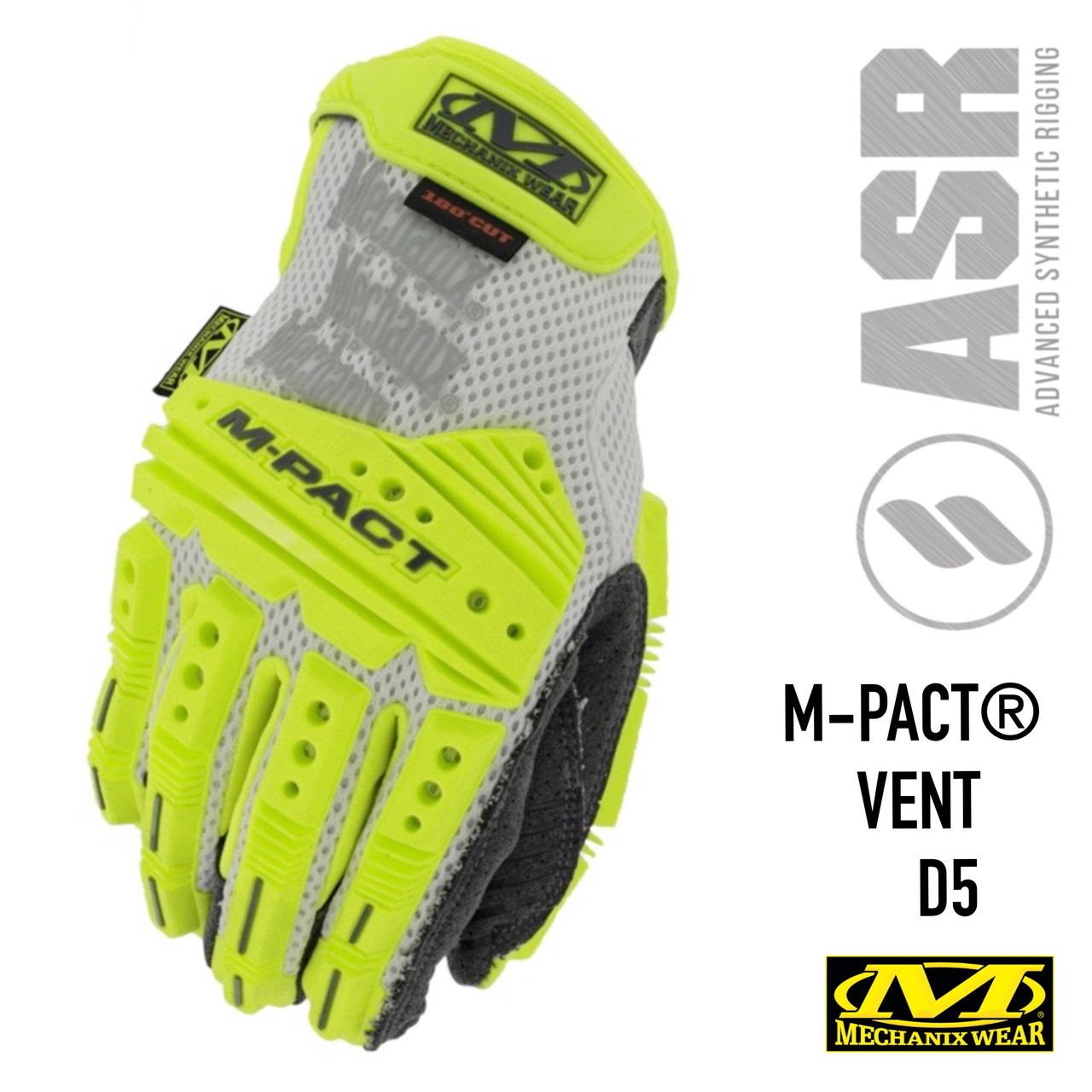 Mechanix Hi-Viz M-Pact® Vent D5 Gloves