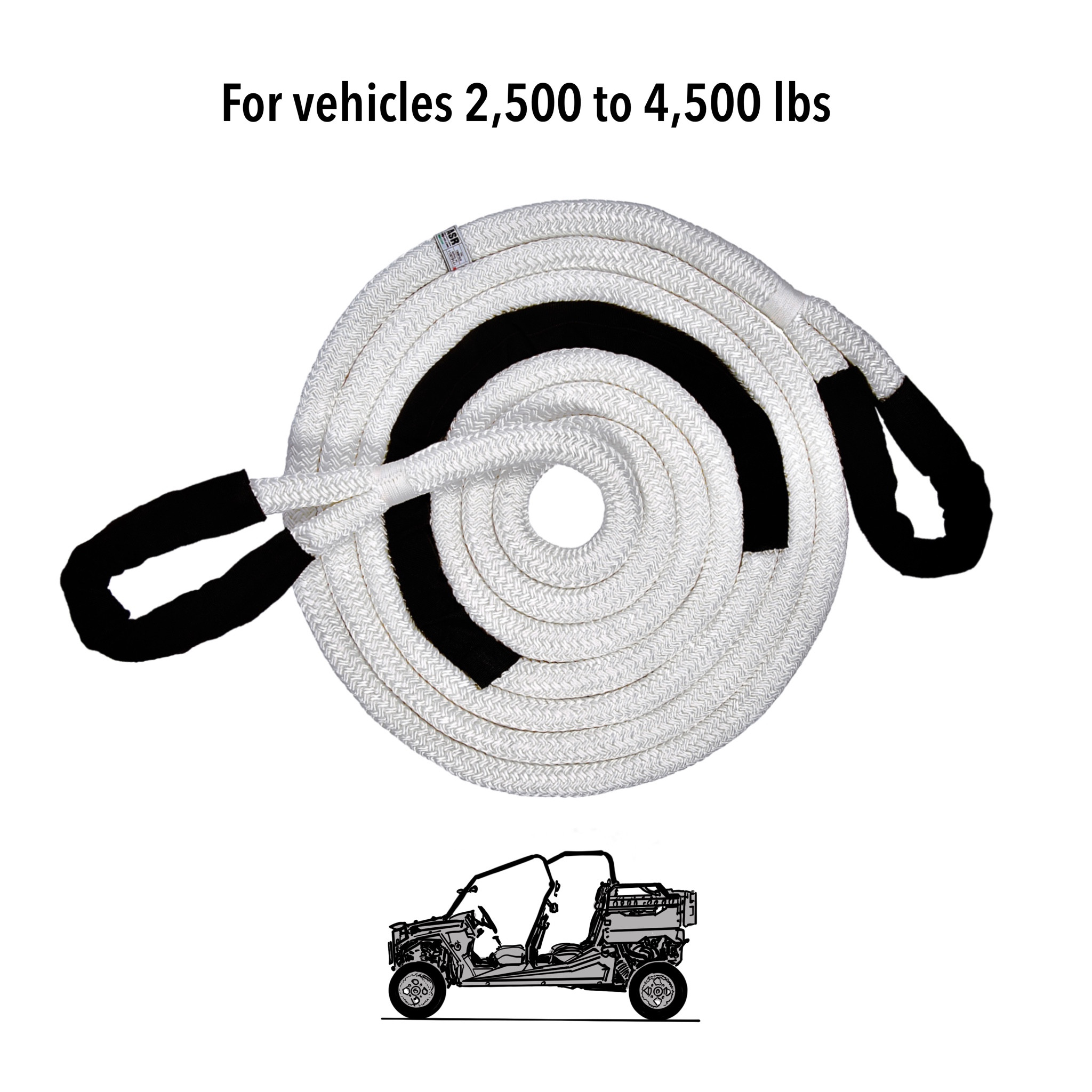 Heavy Duty Synthetic Recovery Rope & Straps ASR Offroad