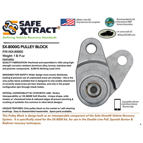 SX-8000G Pulley Block