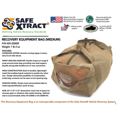 SX-20000I Recovery Equipment Bag (Medium) - ASR Offroad