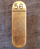 VT 2678. MIDLAND RAILWAY BRASS LEVER DESCRIPTION PLATE 56