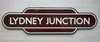 VT 3292. BR W ENAMEL TOTEM "LYDNEY JUNCTION"