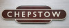 VT 3293. BR W ENAMEL TOTEM "CHEPSTOW"