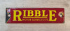 VT 1793  RARE  SMALL ENAMEL TIMETABLE HEADER PLATE "RIBBLE MOTOR SERVICES LTD"