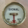 RA 7077  BRASS CASE S.R.RY  STOP SIGNAL ARM REPEATER