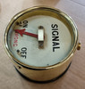 RA 7077  BRASS CASE S.R.RY  STOP SIGNAL ARM REPEATER