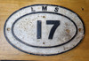 RA 7193  CAST IRON L.M.S. BRIDGE PLATE NO 17