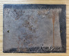 RA 7261 G.W.R. CAST IRON SIGNAL BOX DOOR NOTICE EX BLOCKLEY , NEAR CHIPPING CAMDEN