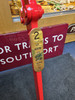 RA 7257  G.W.R. SIGNAL BOX LEVER MOUNTED ON BASE PLATE