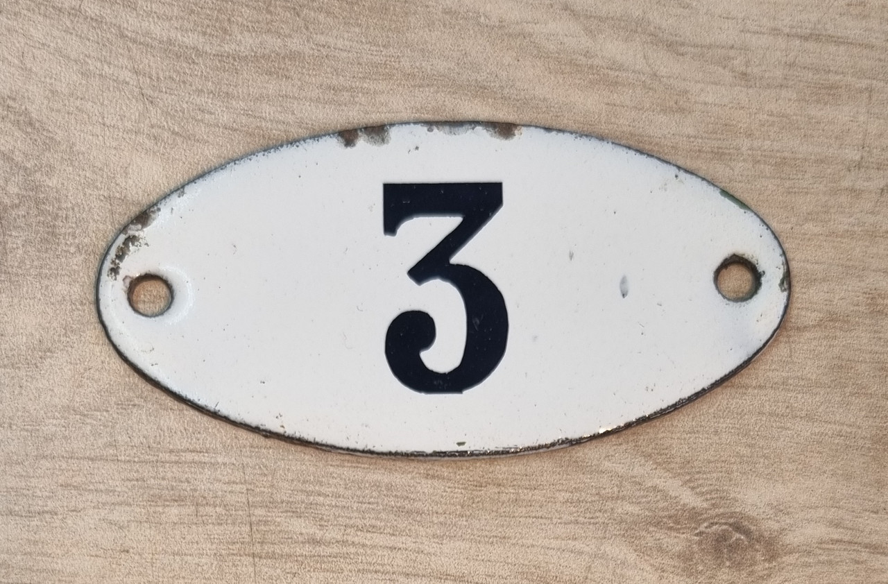 RA 6457  L.& S.W.RLY ENAMEL INSTRUMENT SHELF NUMBER PLATE