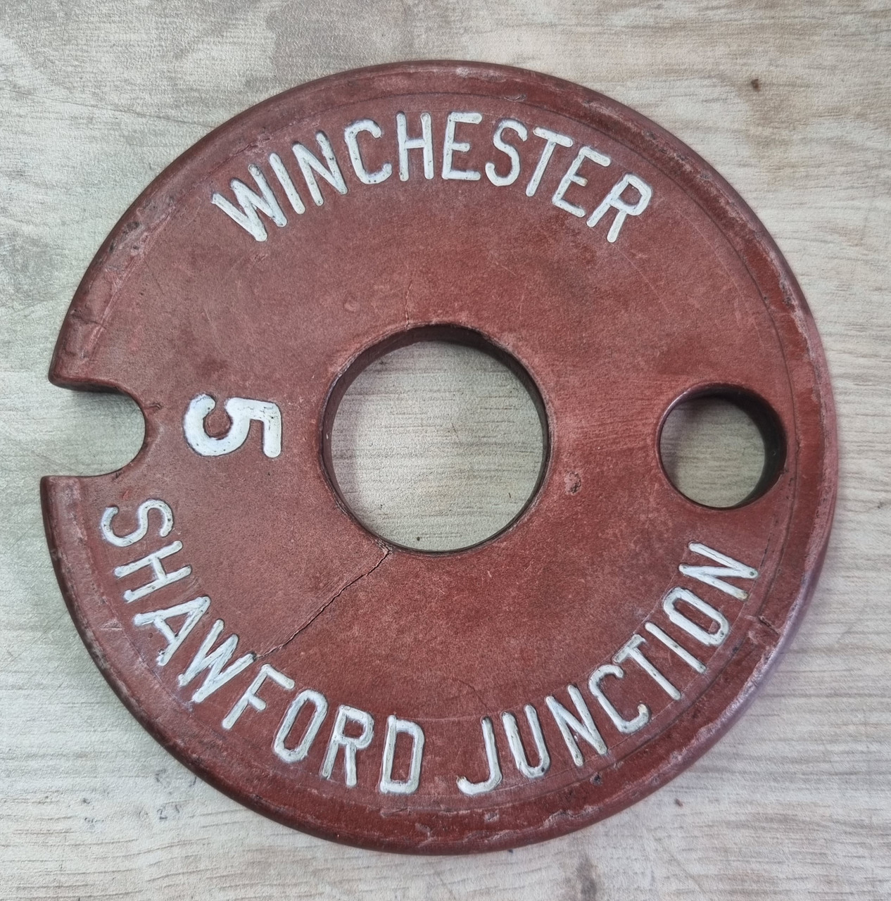 RA 6463   SINGLE LINE FIBRE TABLET " WINCHESTER-SHAWFORD JUNCTION"