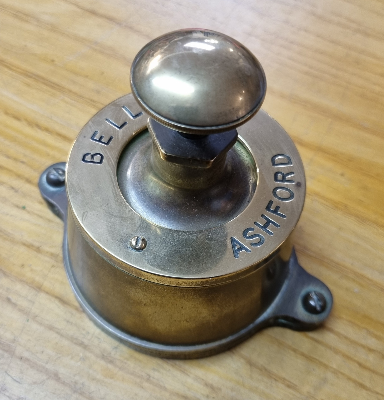 RA 6875 S.RLY BRASS RELEASE PLUNGER "ASHFORD BELL"