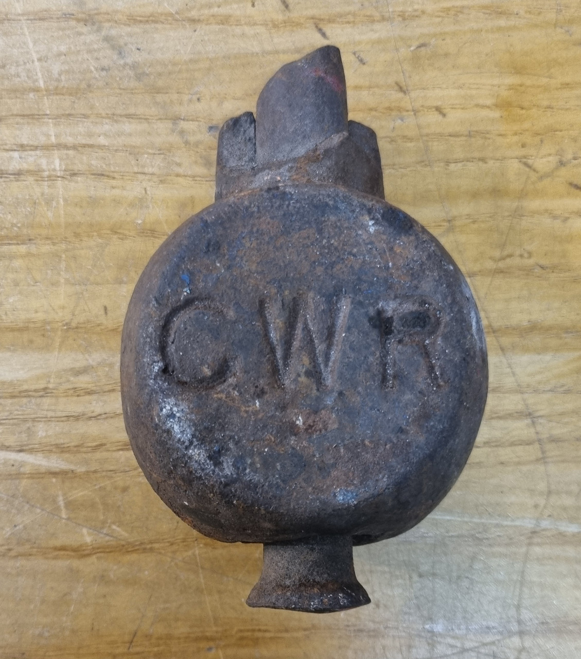 RA 6926   G.W.R. CAST IRON WEIGHT FROM LOCO SCREW LINK COUPLING