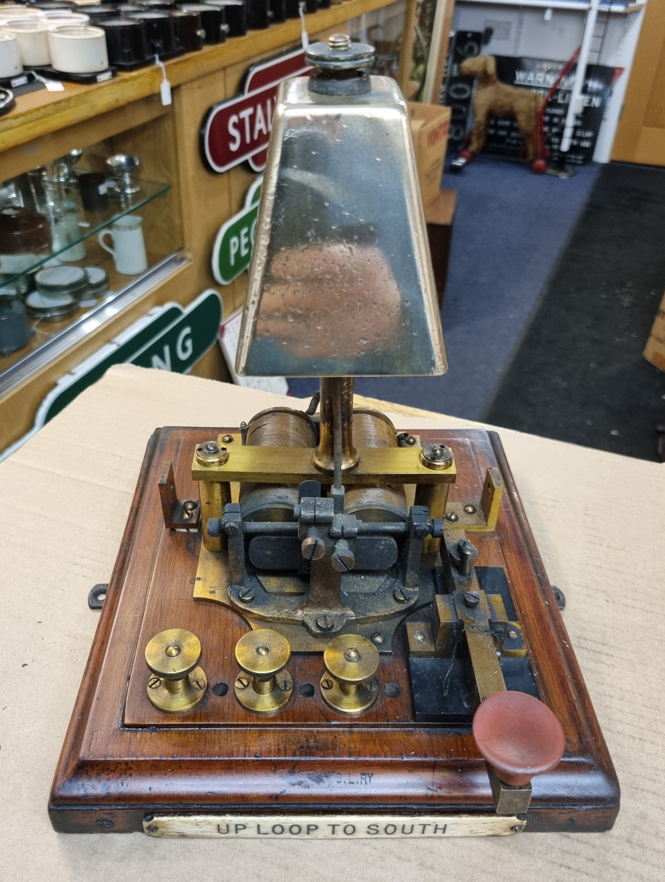 RA 7135  MANCHESTER, SHEFFIELD & LINCOLN RAILWAY TAPPERBLOCK BELL