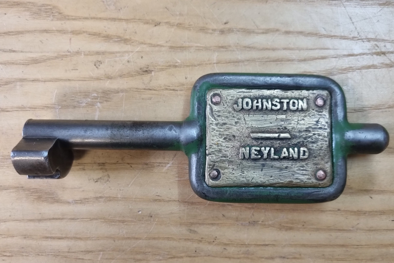 RA 7386  G.W.R. STEEL SINGLE LINE KEY "JOHNSTON-NEYLAND"