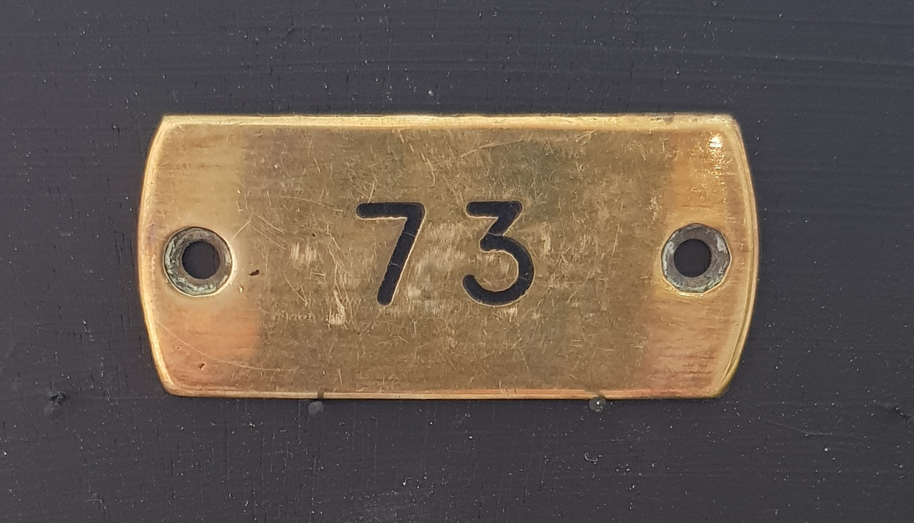 VT 1298A - GWR BRASS INSTRUMENT LABEL PLATE