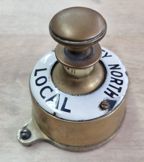 RA 6505  SOUTHERN RAILWAY BRASS RELEASE PLUNGER "HORLEY NORTH LOCAL"