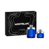 SET MB MONT BLANC 2PC LEGEND BLUE 3.3 EDP+1.0 EDP (M) HARD BOX