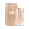SET CH CAROLINA HERRERA 2PC 212 VIP ROSE 2.7 EDP+0.34 EDP SPRAY (W) SOFT BOX TRAVEL EXCLUSIVE