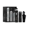SET LATTAFA 3PC MAAHIR BLACK EDITION 3.4 EDP+6.67 DEO+10.0 AIR FRESHENER (U) SOFT WINDOW BOX