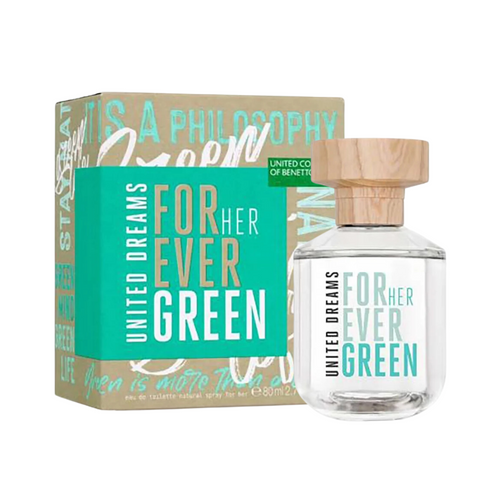 UCOB UNITED COLORS OF BENETTON UNITED DREAMS FOREVER GREEN FOR HER 2.7 EDT (W)