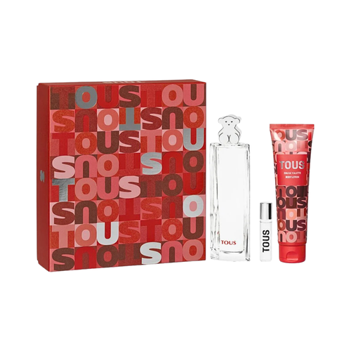 SET TOUS 3PC TOUS 3.0 EDT+5.0 BL+0.34 EDT MINI (W) HARD BOX