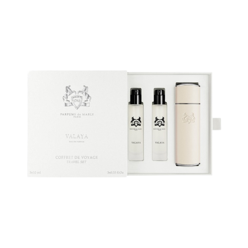SET PDM PARFUMS DE MARLY 3PC VALAYA 0.33 EDP SPRAY+2 REFILLS (U) SOFT BOX TRAVEL EXCLUSIVE