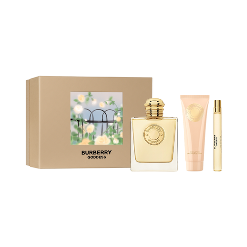 SET BURBERRY 3PC GODDESS 3.3 EDP+2.5 BL+0.33 EDP SPRAY (W) HARD BOX