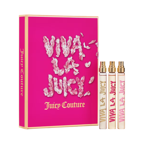 SET JC JUICY COUTURE 3PC VIVA LA JUICY 0.33 EDP VIVA LA JUICY+GOLD COUTURE+SUCRE (W)