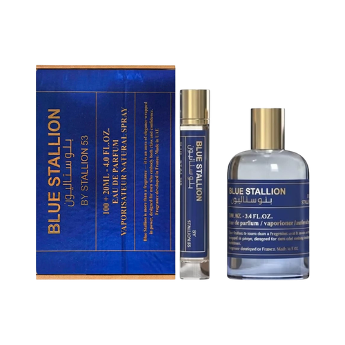 SET EMPER 2PC BLUE STALLION 3.4 EDP+0.67 EDP SPRAY (U)