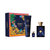 SET VERSACE 3PC DYLAN BLUE POUR HOMME 3.4 EDT+5.0 SG+0.17 EDT MINI (M) HARD BOX