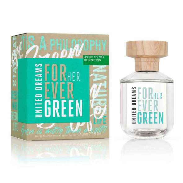 UCOB UNITED COLORS OF BENETTON UNITED DREAMS FOREVER GREEN FOR HER 2.7 EDT (W)