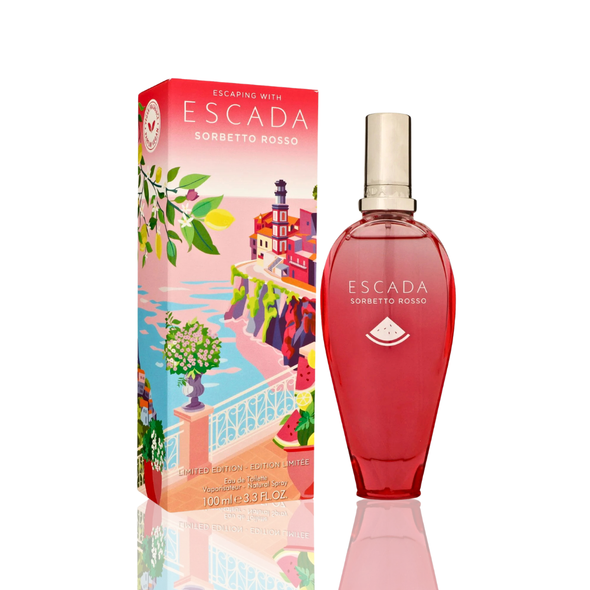 ESCADA ESCAPING WITH ESCADA SORBETTO ROSSO 3.3 EDT (W) LIMITED EDITION