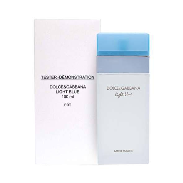 D&G DOLCE & GABBANA LIGHT BLUE 3.3 EDT (W) TESTER W/ CAP