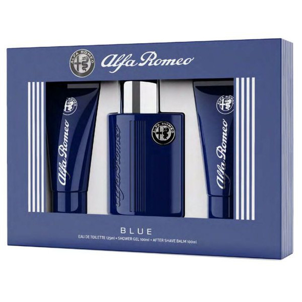 SET AR ALFA ROMEO 3PC BLUE 4.2 EDT+3.3 SG+3.3 ASB (M) SOFT WINDOW BOX
