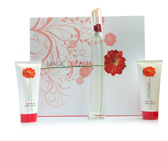 SET PR PARFUMS RIVERA 3PC MAGIC DREAMS 3.4 EDP+5.0 BL+5.0 SG (W) HARD BOX