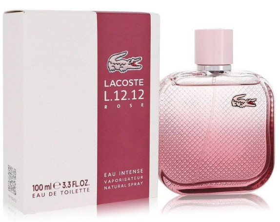 LACOSTE EAU DE LACOSTE L.12.12 ROSE EAU INTENSE 3.3 EDT (W)