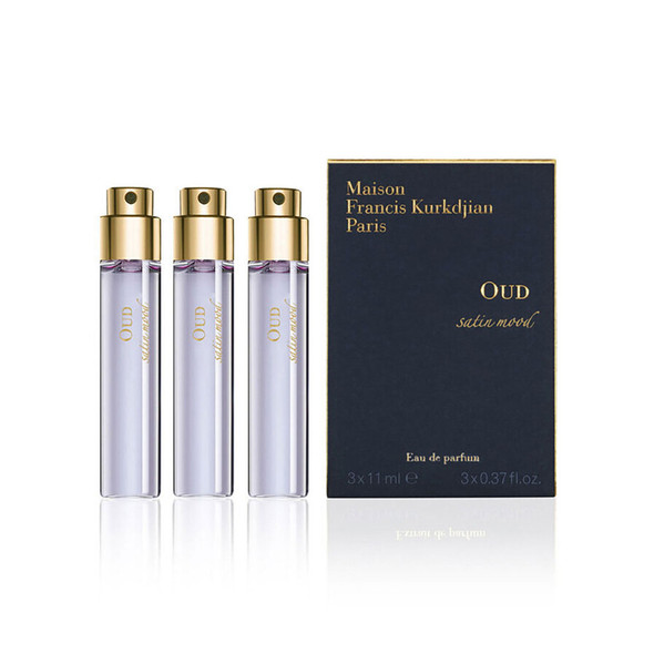 SET MFK MAISON FRANCIS KURKDJIAN 3PC OUD SATIN MOOD 0.37 EDP (U) HARD BOX